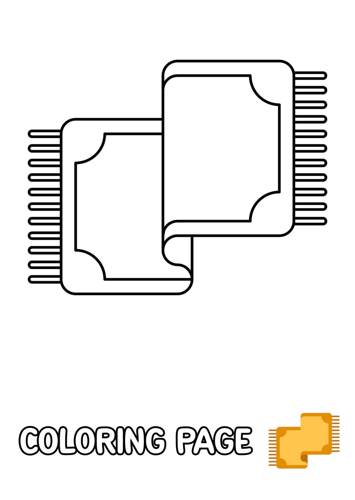 Coloring page with prayer rug for kids 20808772 vector art at vecteezy