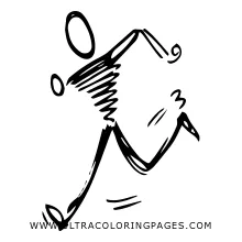 Runner coloring page ultra coloring pages