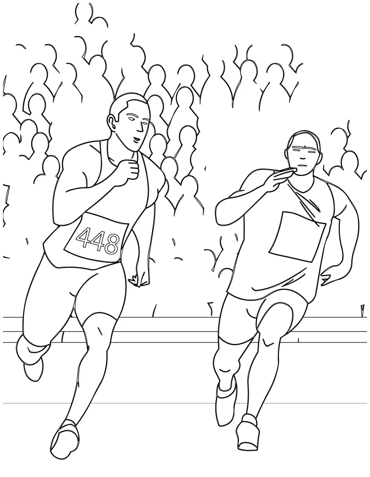 Running Coloring Pages at GetColorings.com | Free printable colorings