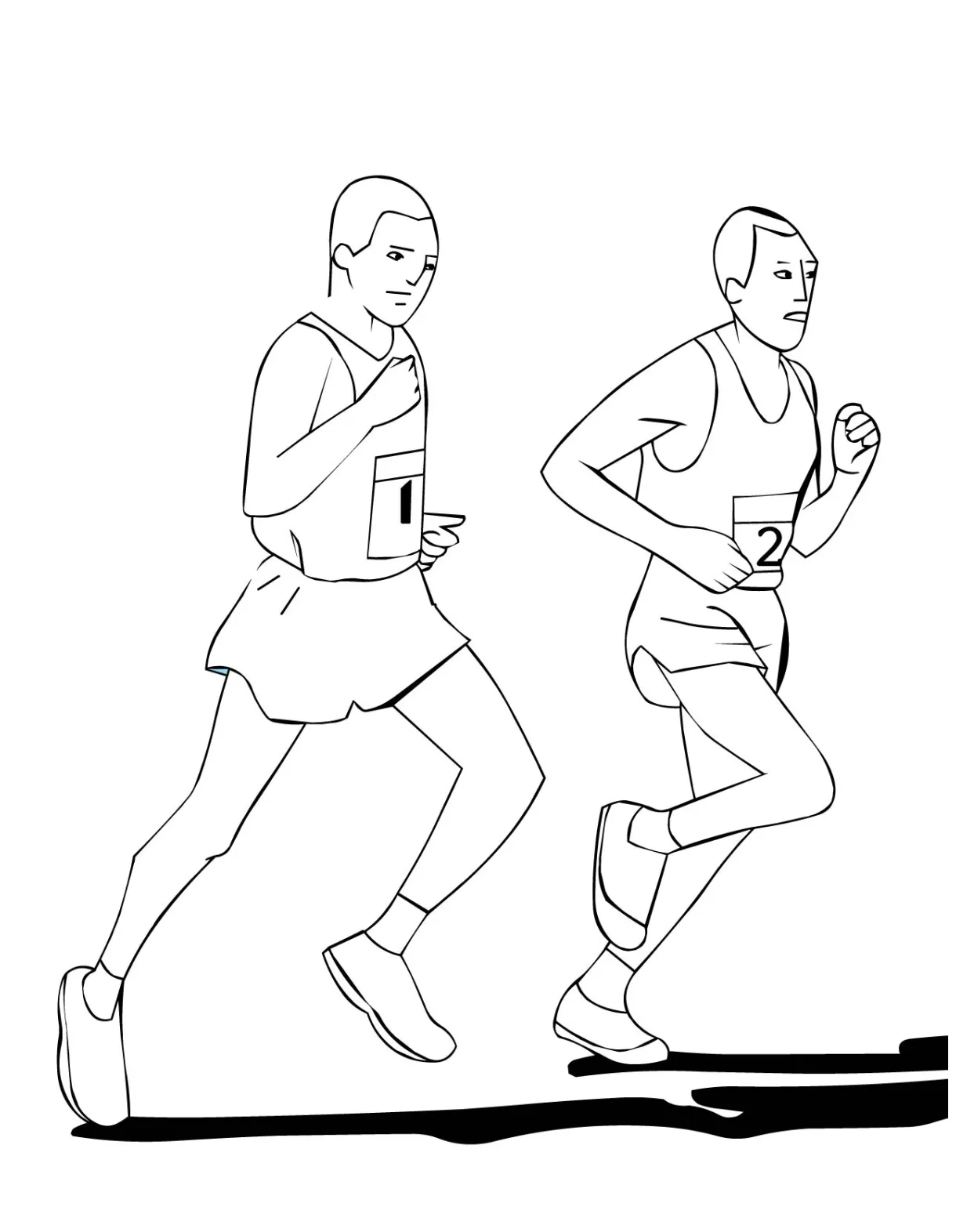 Running coloring pages at getcolorings free printable colorings