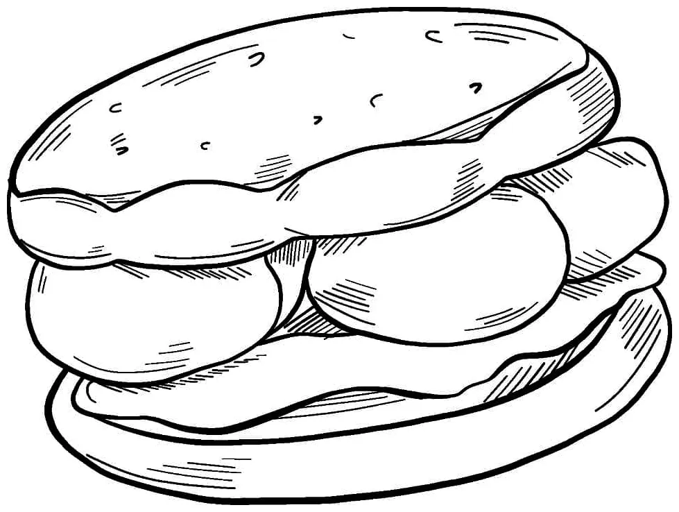 S'mores coloring page