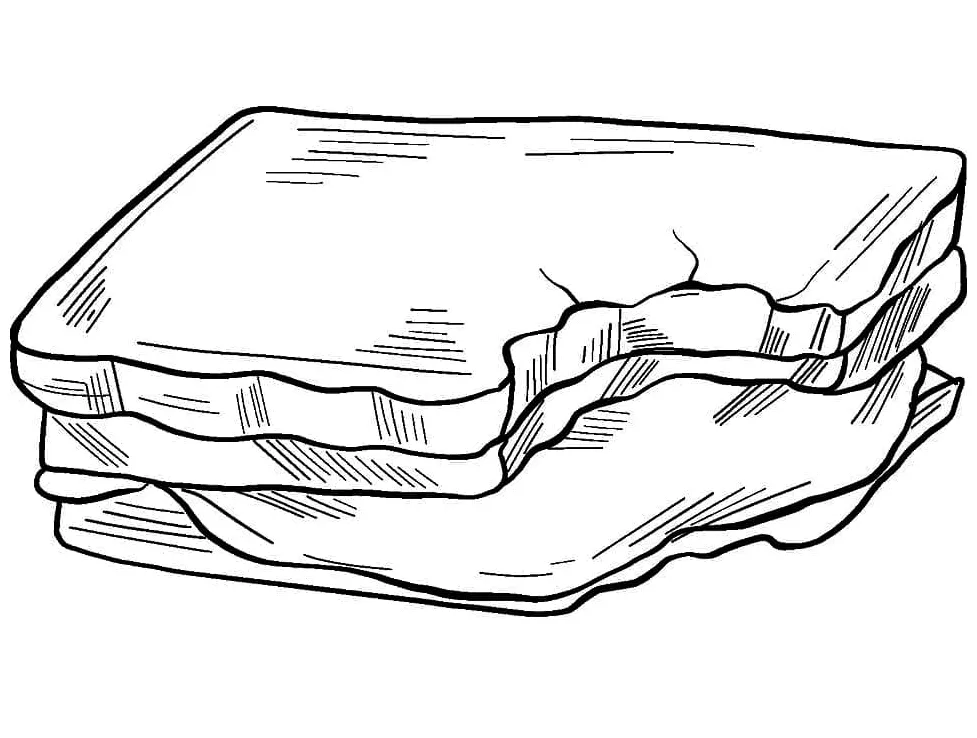 S'mores coloring page printable coloring page