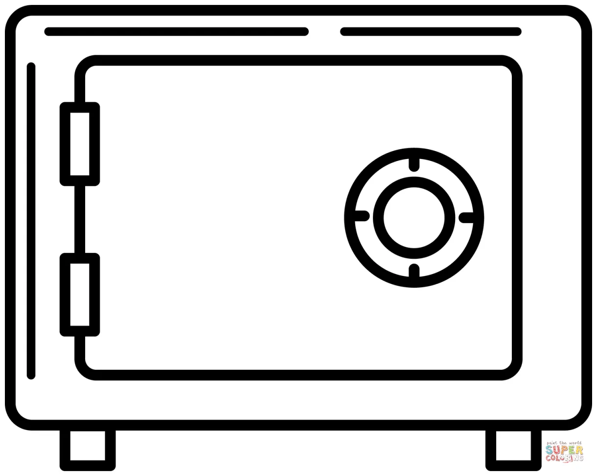 Safe coloring page free printable coloring pages