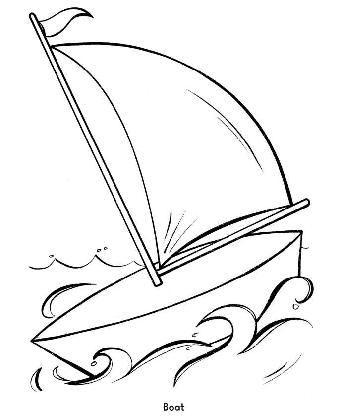Sailboat coloring page coloring home printable coloring page