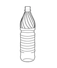 Bottle coloring page » turkau
