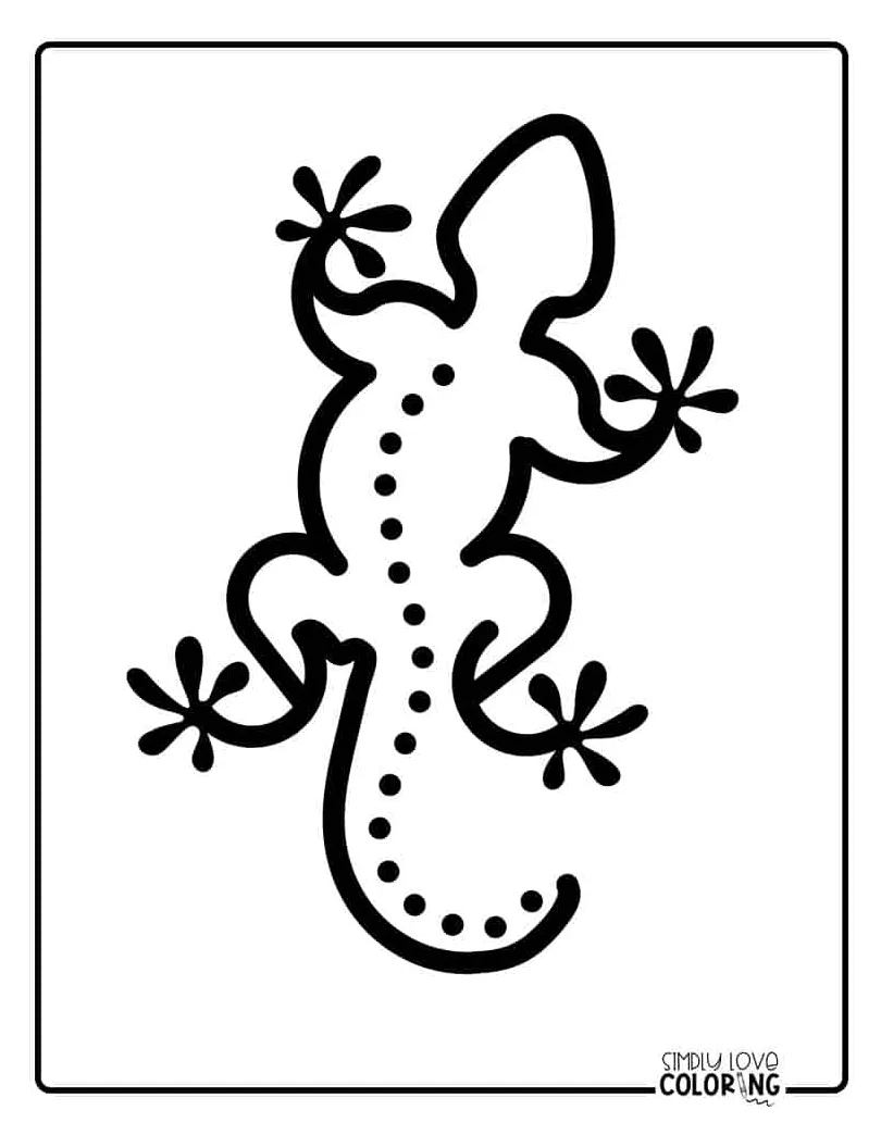 Free Salamander Coloring Pages - Simply Love Coloring