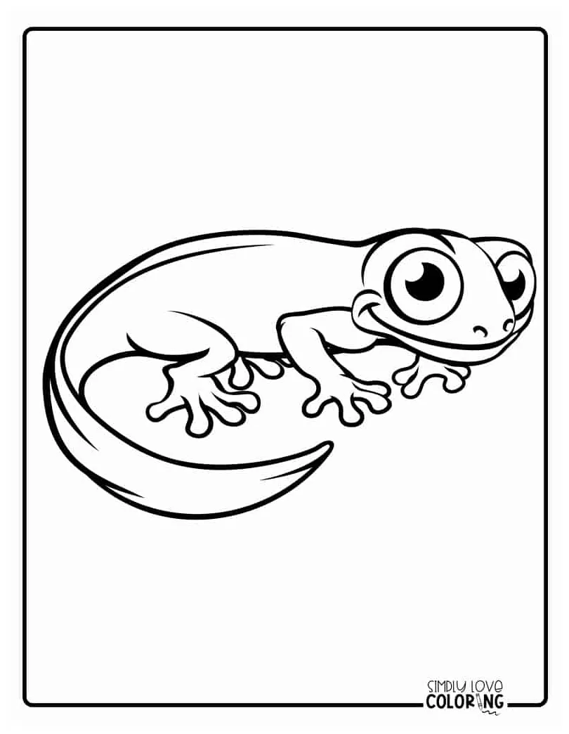Salamander Coloring Pages (Free PDF Printables) - Simply Love Coloring