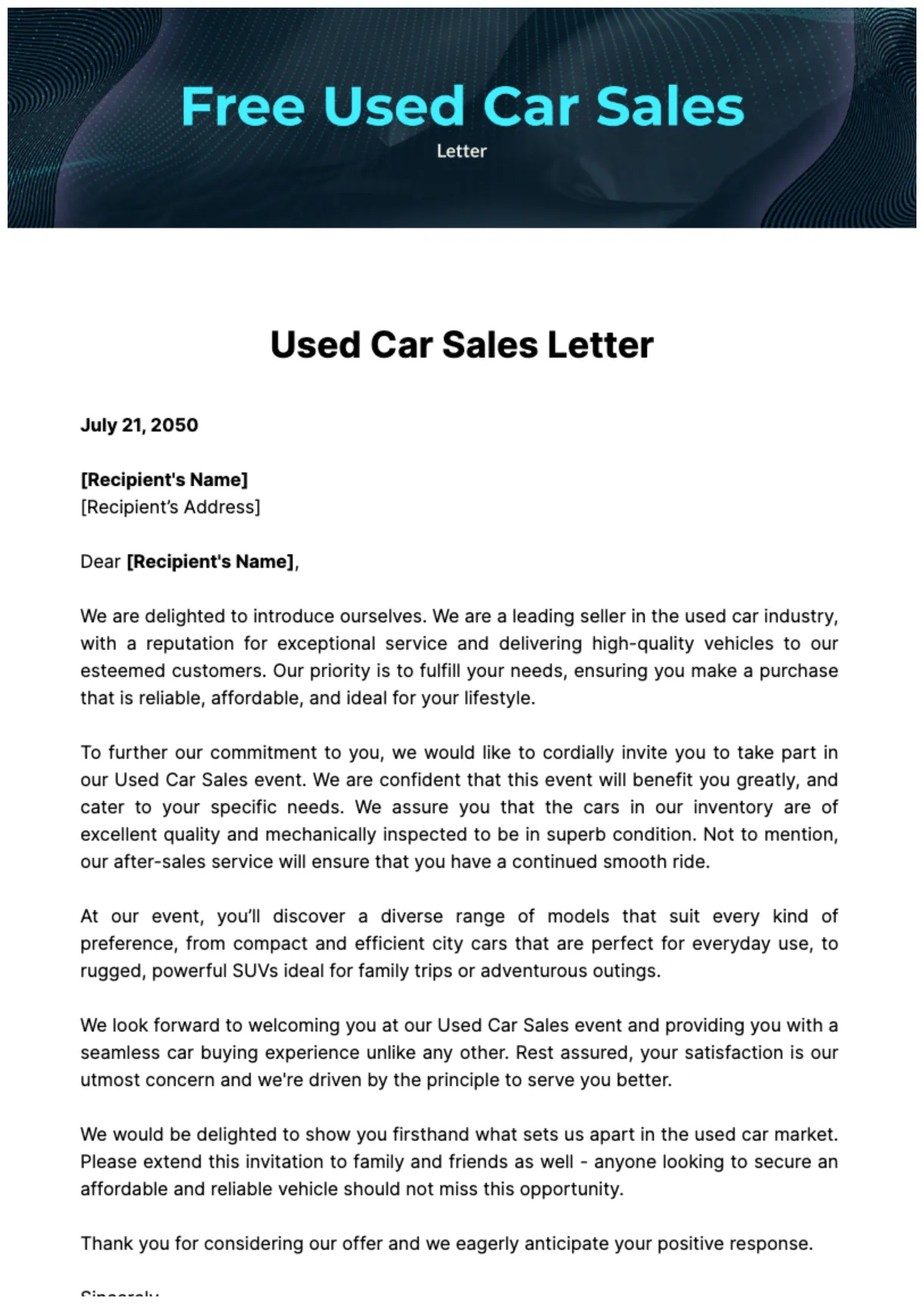 Free s & examples edit online & download