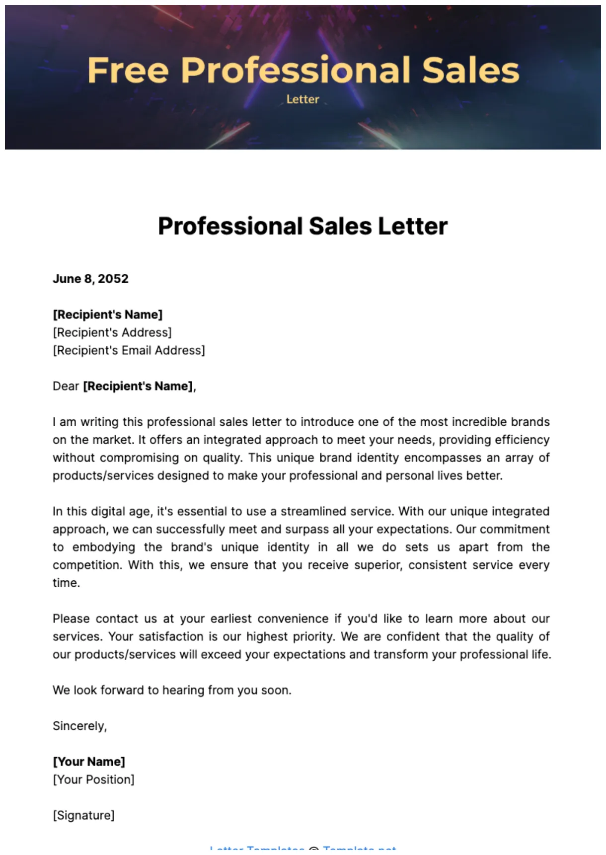 Free professional to edit online