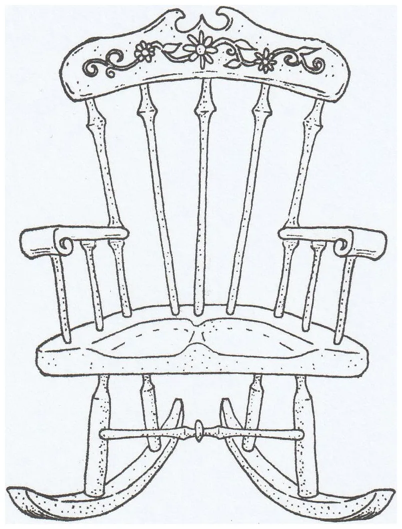 Free Chair coloring page - Download, Print or Color Online for Free