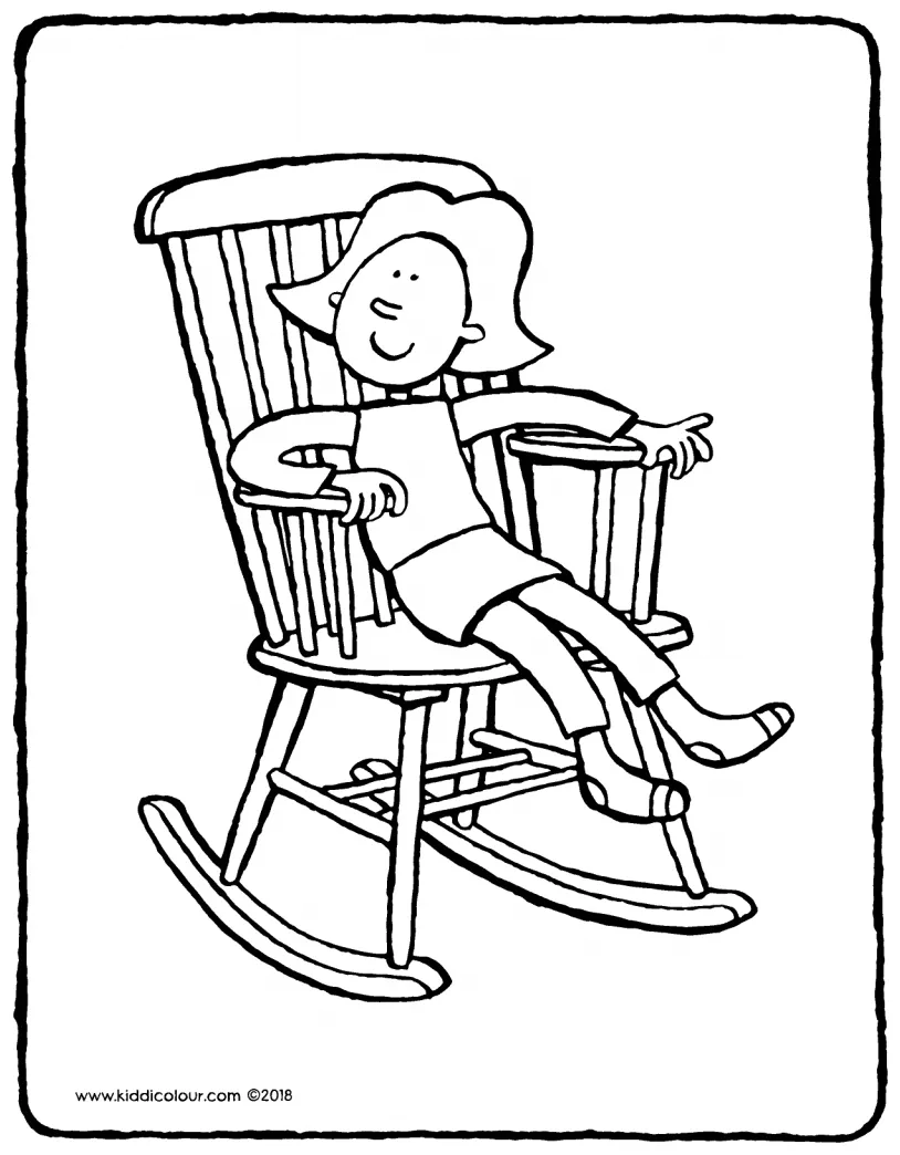 Coloring page chair at getdrawings