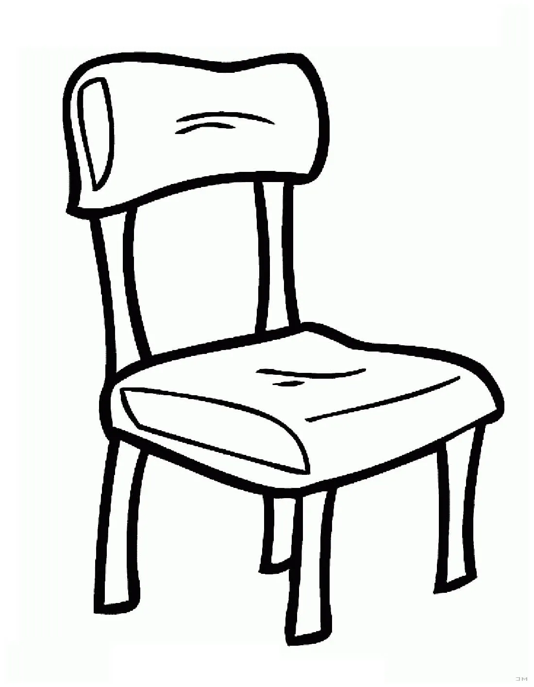 Drawing Chair coloring page - Download, Print or Color Online for Free