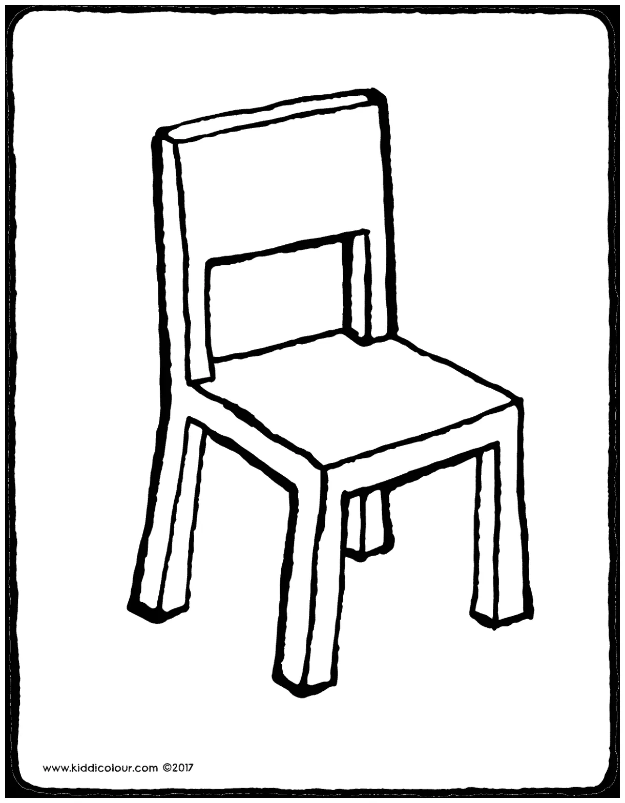 Coloring page chair at getdrawings