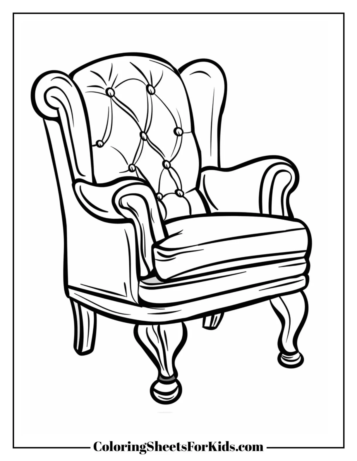 Peters chair coloring pages [2025]
