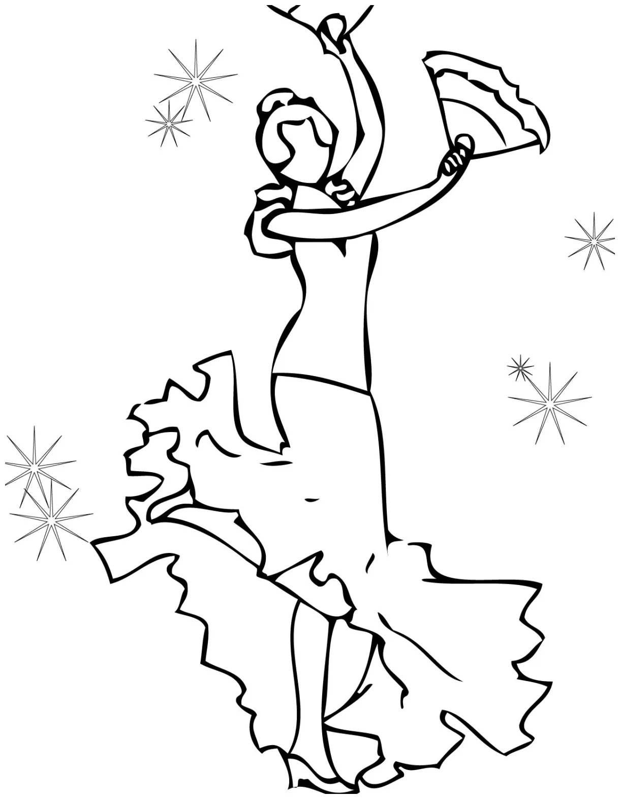 Salsa coloring pages at getcolorings free printable colorings