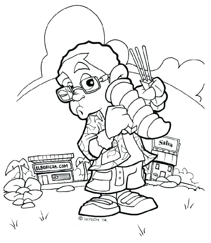 Salsa coloring pages at getcolorings free printable colorings