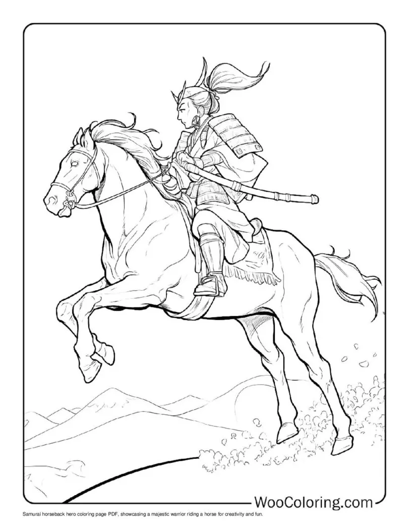 100+ samurai coloring pages free pdf to print woo coloring