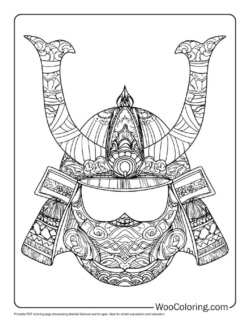 100+ samurai coloring pages free pdf to print woo coloring