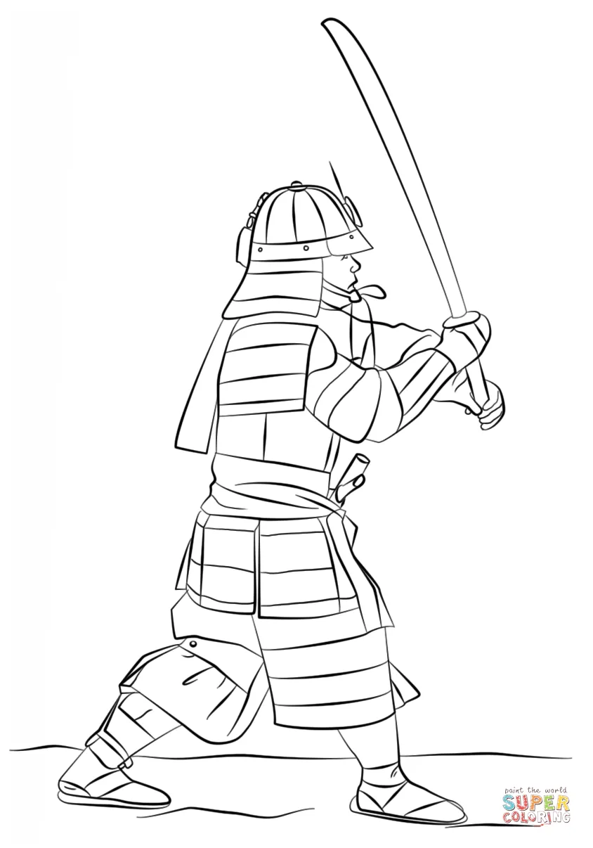 Katana coloring pages