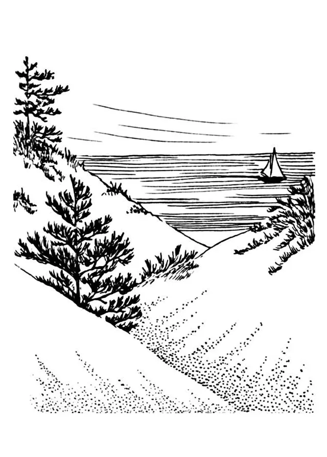 Coloring page dunes free printables img 18950