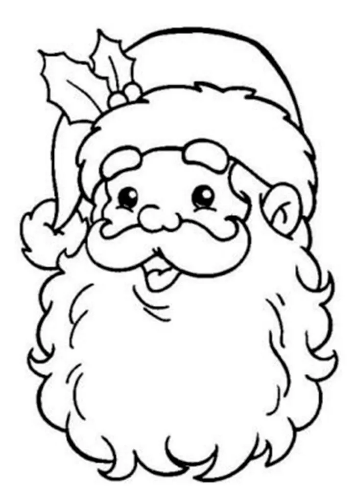 Free Printable Santa Coloring Pages For Kids - Tulamama