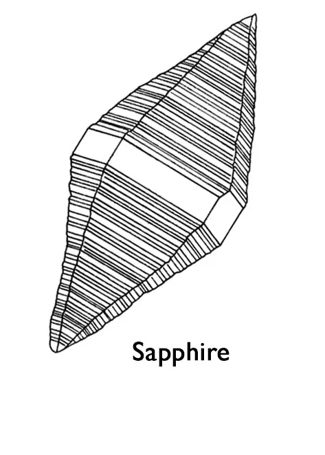 Blog de linguagens sapphire gemstone coloring page