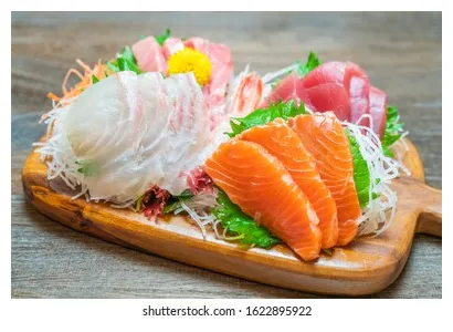 Plate assorted sashimi japanese sashimi 1622895922