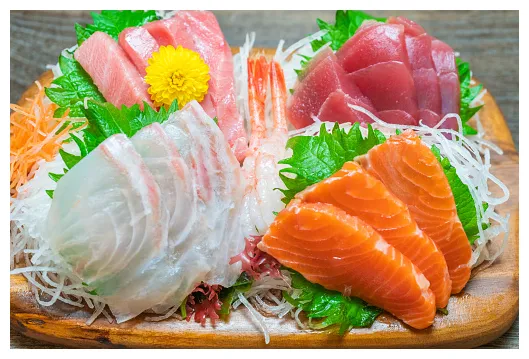 Plate of assorted sashimi japanese sashimi download