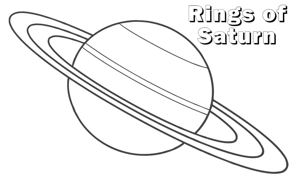 Rings of saturn coloring pages coloring cool