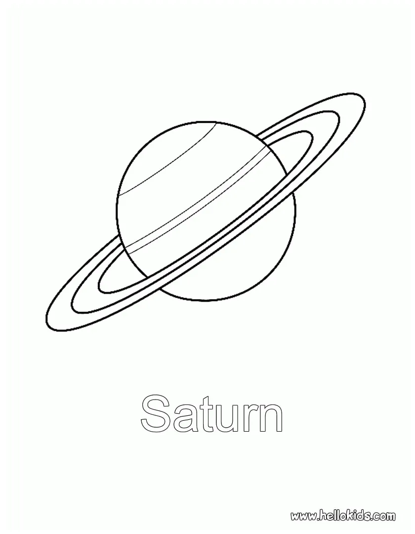 Saturn coloring pages print coloring home