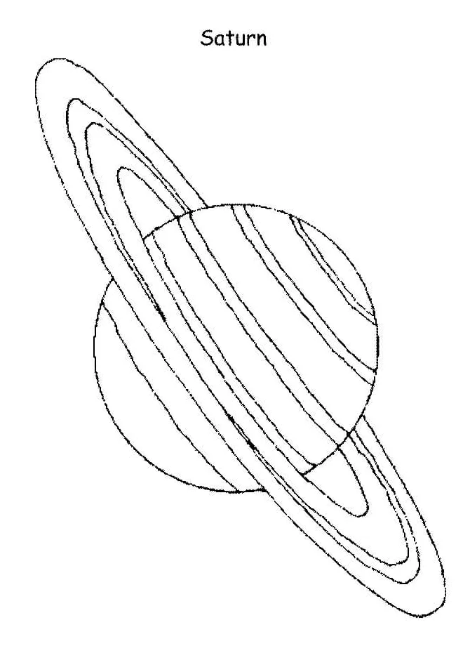 Printable saturn coloring pages coloring cool