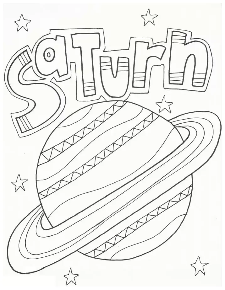 Saturn 2 coloring page free printable coloring pages for kids printable coloring page