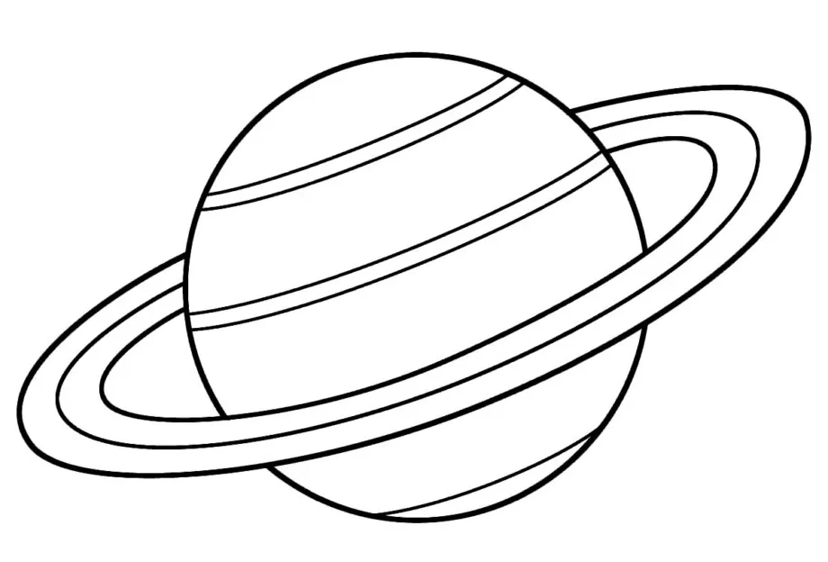 Saturn coloring page & coloring book. 6000+ coloring pages