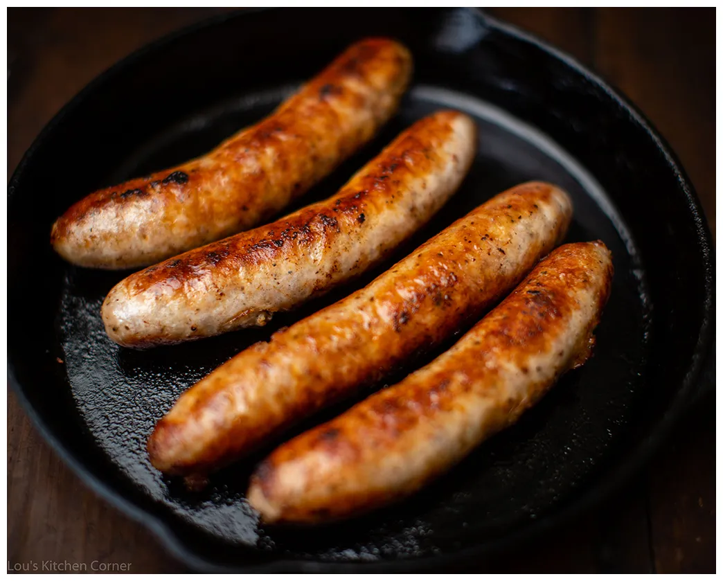 How to cook the perfect sausage • lou's kitchen corner