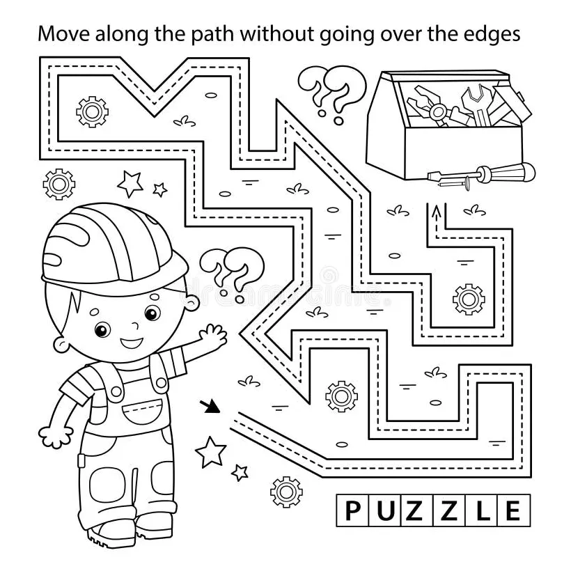 Saw Coloring Page For Preschoolers