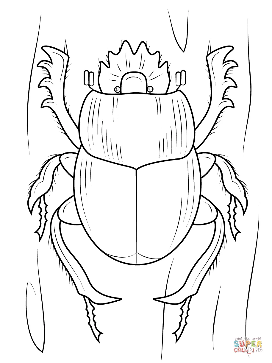 Egyptian coloring pages