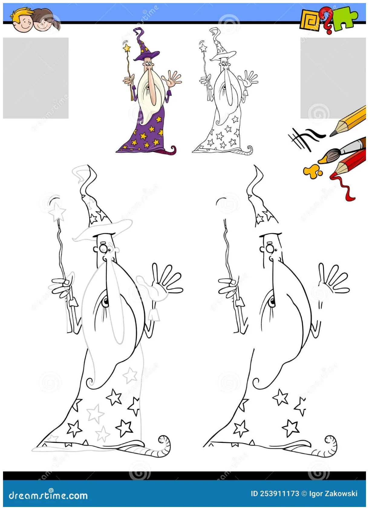 Coloring wizard of oz 02 the scarecrow vector illustration