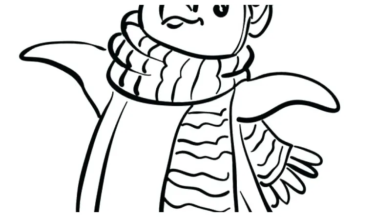Scarf coloring page at getcolorings free printable colorings