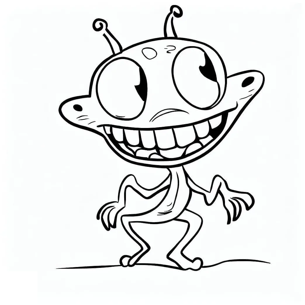 Alien coloring pages coloringlib