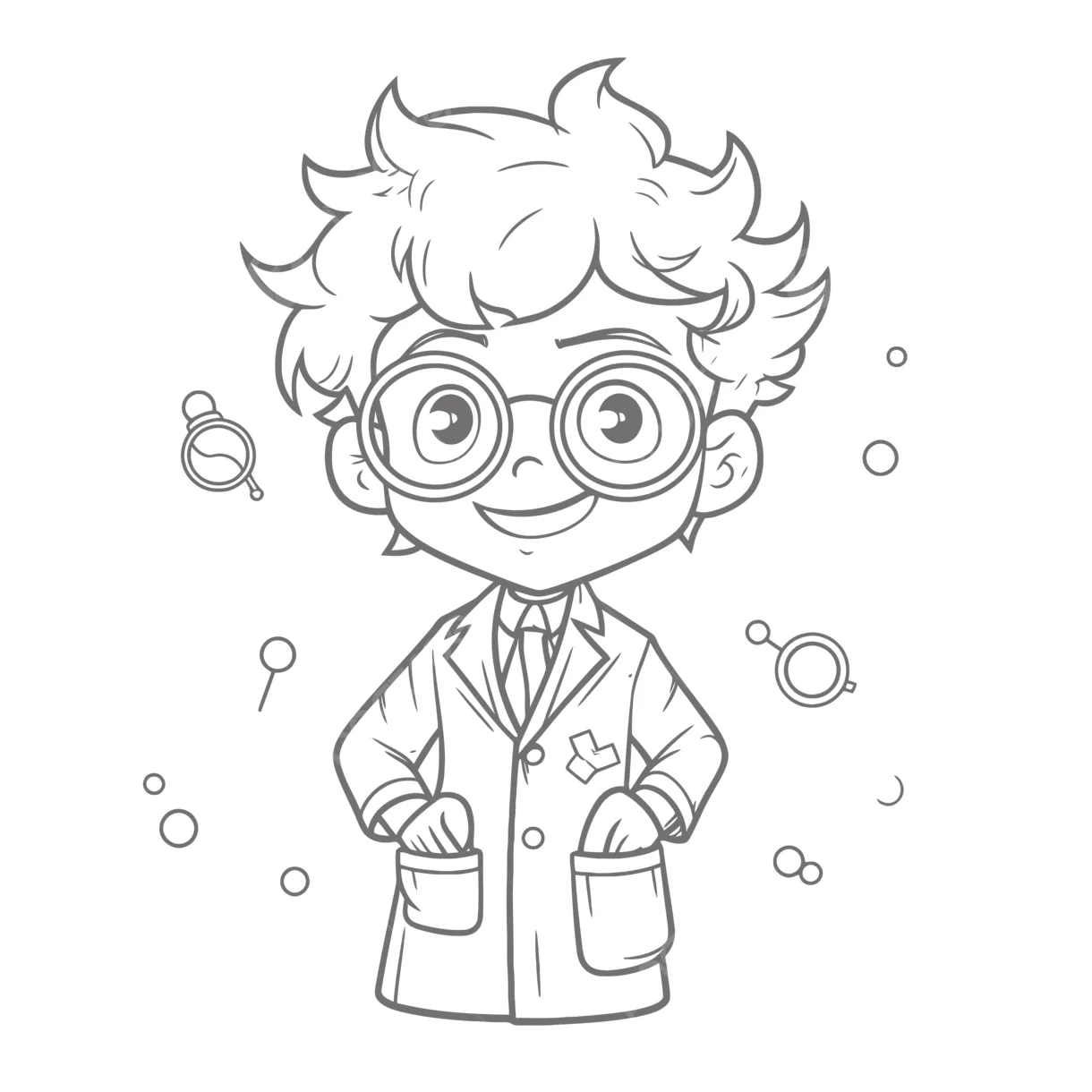 Lab Coat Coloring Pages [2025]