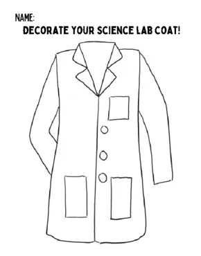 Lab Coat Coloring Pages [2025]