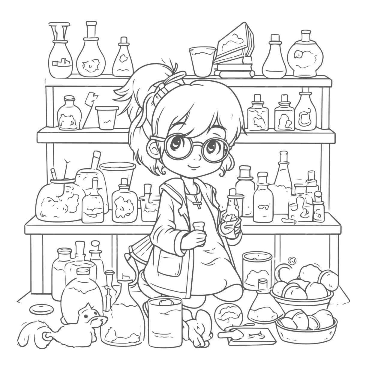 Lab Coat Coloring Pages [2025]