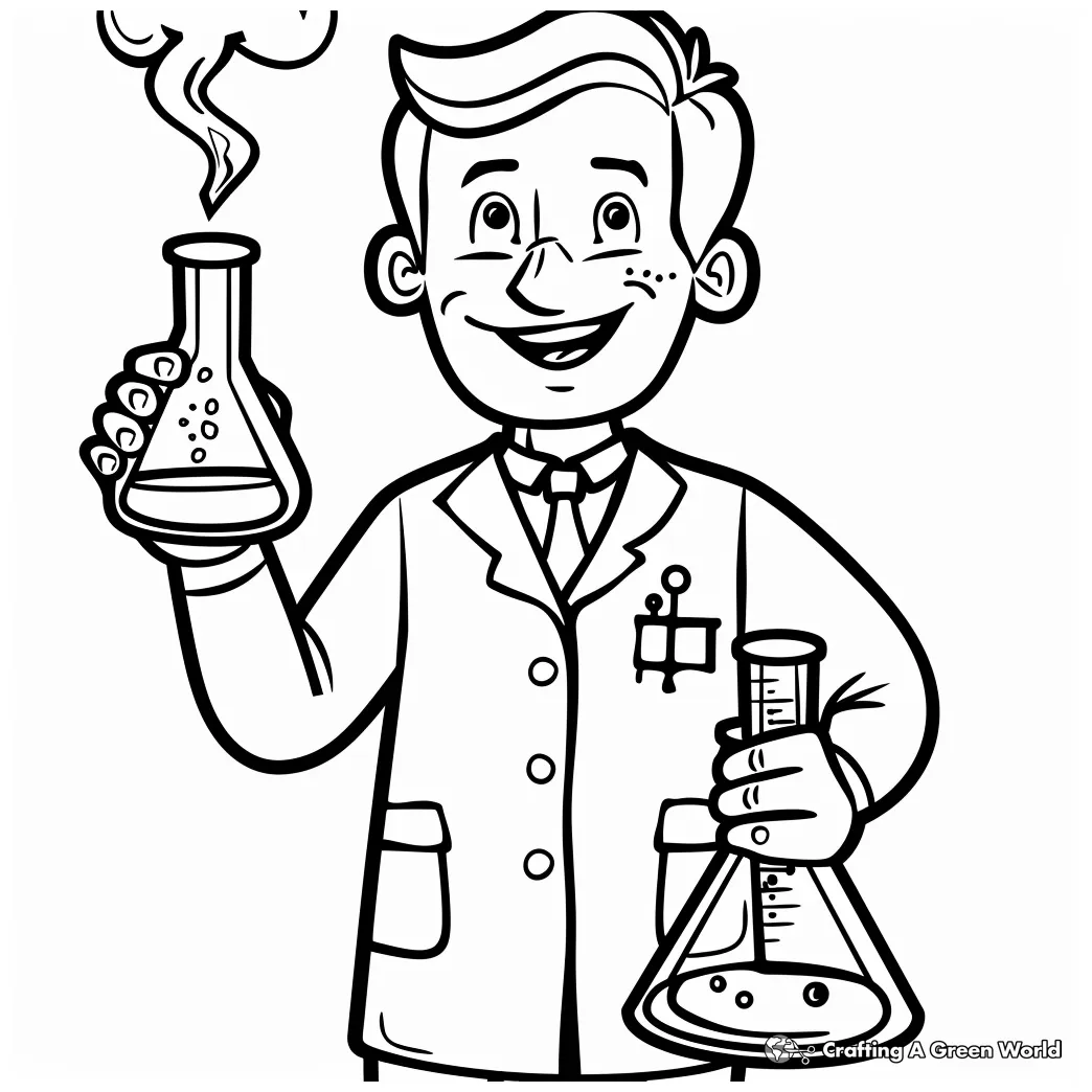 Lab Coat Coloring Pages [2025]