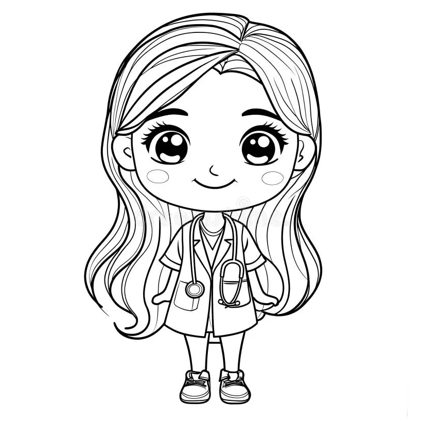 Lab Coat Coloring Pages [2025]