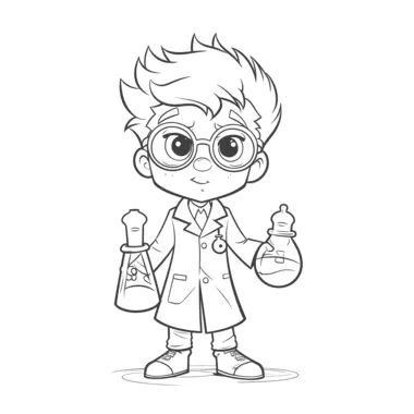 Lab Coat Coloring Pages [2025]