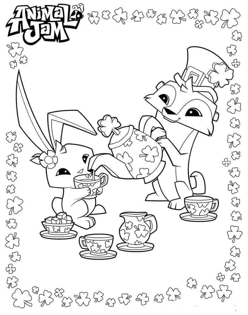 Animal Jam Coloring Pages – Printable Coloring Pages. FREE