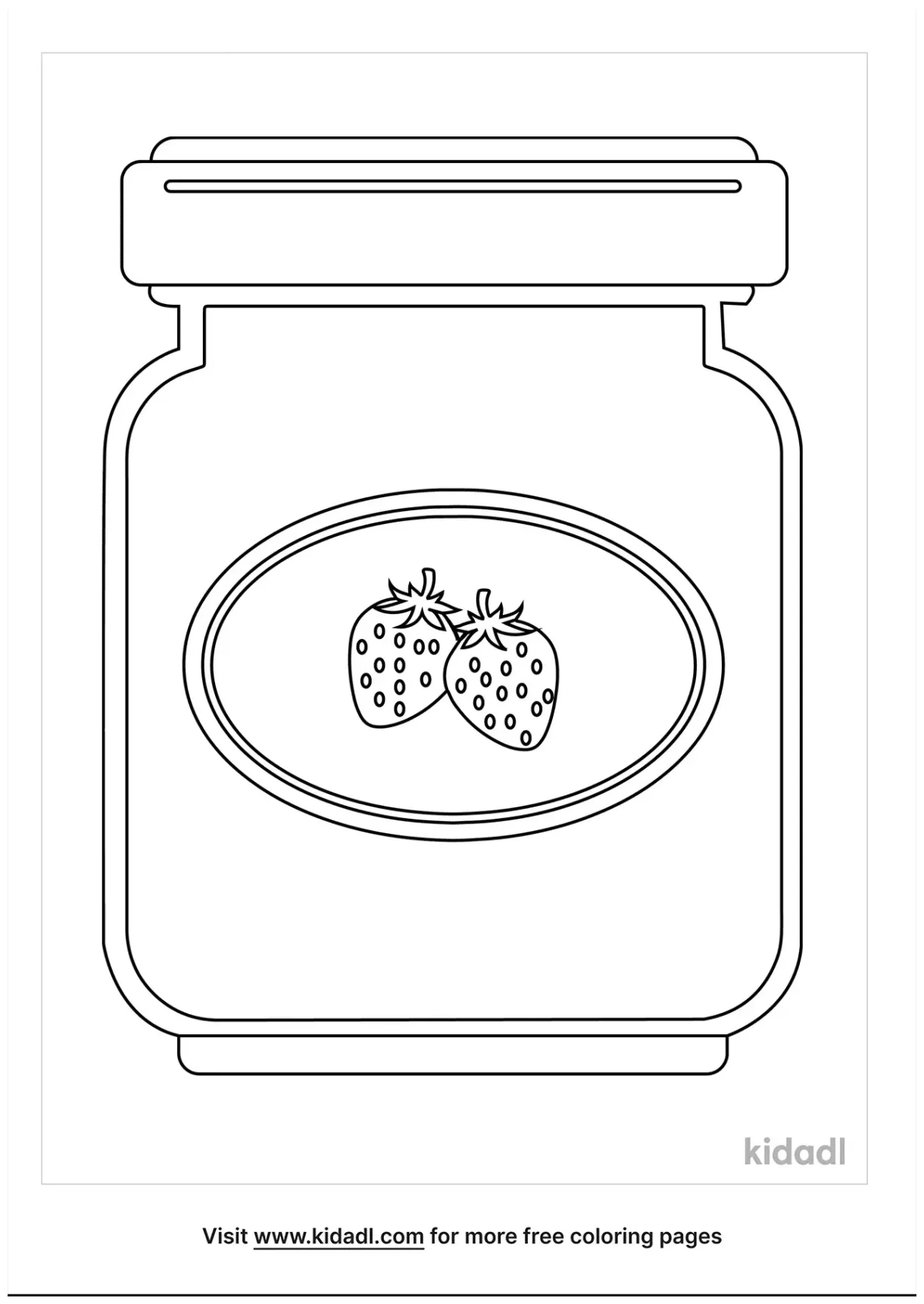 Free jam coloring page coloring page printables kidadl