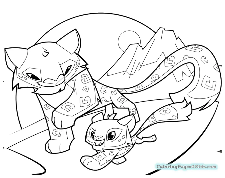 Animal Jam Coloring Pages - Free & Printable