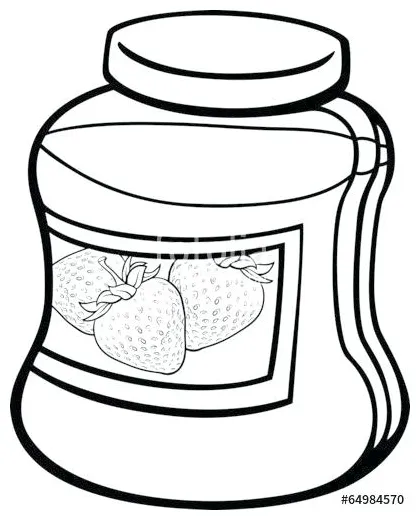 Jam coloring page at getcolorings free printable colorings pages