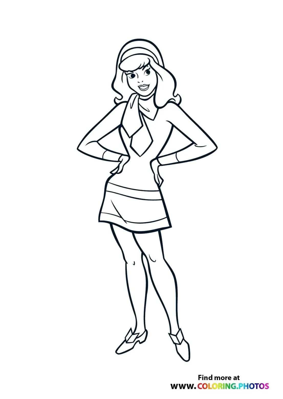 Scooby-doo coloring pages for kids easy and free print or download